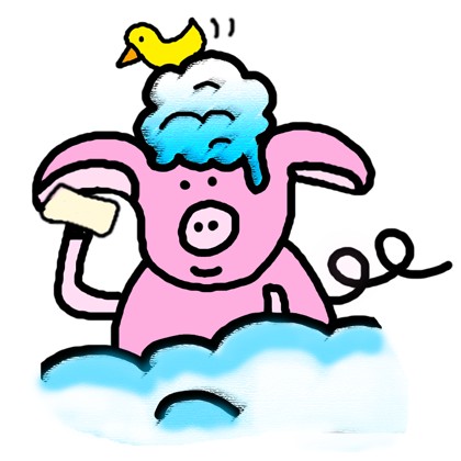 Free Piggy Bubble Bath Birthday Party Printables